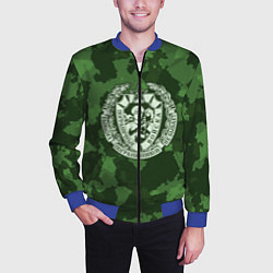 Бомбер мужской Пограничные Войска, цвет: 3D-синий — фото 2