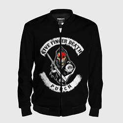 Бомбер мужской Five Finger Death Punch, цвет: 3D-черный