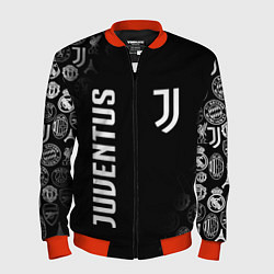 Бомбер мужской JUVENTUS, цвет: 3D-красный