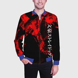 Бомбер мужской Bungou Stray Dogs, цвет: 3D-синий — фото 2