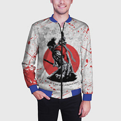 Бомбер мужской SEKIRO SHADOW DIE TWICE, цвет: 3D-синий — фото 2
