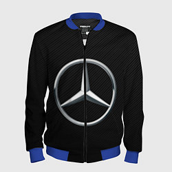 Бомбер мужской MERCEDES-BENZ CARBON, цвет: 3D-синий