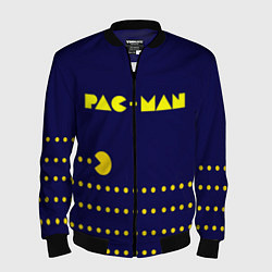 Бомбер мужской PAC-MAN, цвет: 3D-черный