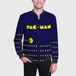 Бомбер мужской PAC-MAN, цвет: 3D-черный — фото 2