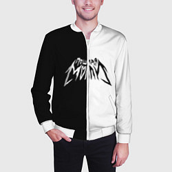 Бомбер мужской ПОШЛАЯ МОЛЛИ, цвет: 3D-белый — фото 2