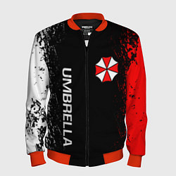 Бомбер мужской RESIDENT EVIL UMBRELLA, цвет: 3D-красный