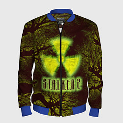 Бомбер мужской Сталкер, цвет: 3D-синий