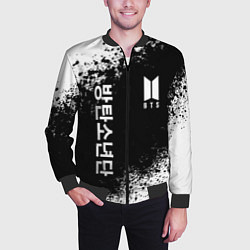 Бомбер мужской BTS, цвет: 3D-черный — фото 2