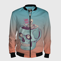 Бомбер мужской Good Viber, цвет: 3D-черный