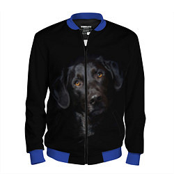 Бомбер мужской Пес, цвет: 3D-синий