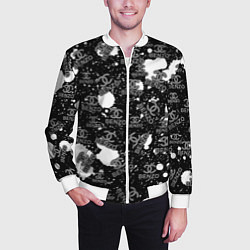 Бомбер мужской Benzo Gang - Big Baby Tape, цвет: 3D-белый — фото 2