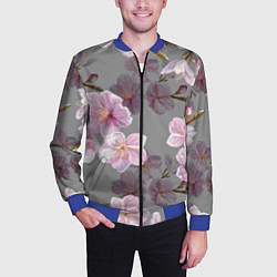 Бомбер мужской САКУРА, цвет: 3D-синий — фото 2