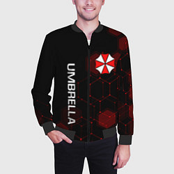 Бомбер мужской UMBRELLA CORP, цвет: 3D-черный — фото 2