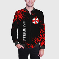 Бомбер мужской UMBRELLA CORP, цвет: 3D-черный — фото 2