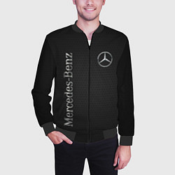 Бомбер мужской Mersedes, цвет: 3D-черный — фото 2