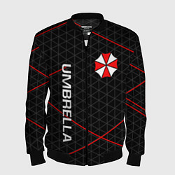 Бомбер мужской UMBRELLA CORP, цвет: 3D-черный