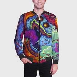 Бомбер мужской HYPERBEAST, цвет: 3D-черный — фото 2
