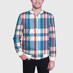 Бомбер мужской Челнок, цвет: 3D-белый — фото 2