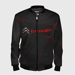 Бомбер мужской CITROЁN, цвет: 3D-черный