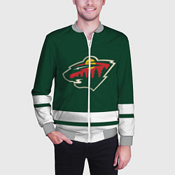 Бомбер мужской Миннесота Уайлд, цвет: 3D-меланж — фото 2