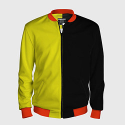 Бомбер мужской BLACK YELLOW, цвет: 3D-красный