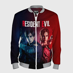 Бомбер мужской Resident Evil 2, цвет: 3D-меланж