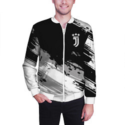 Бомбер мужской Juventus F C, цвет: 3D-белый — фото 2