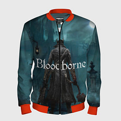 Бомбер мужской Bloodborne, цвет: 3D-красный