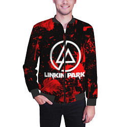 Бомбер мужской Linkin Park, цвет: 3D-черный — фото 2