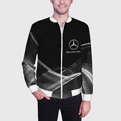 Бомбер мужской MERCEDES, цвет: 3D-белый — фото 2