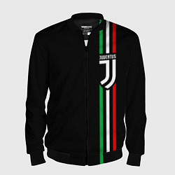 Бомбер мужской JUVENTUS, цвет: 3D-черный