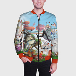 Бомбер мужской Studio Ghibli, цвет: 3D-красный — фото 2