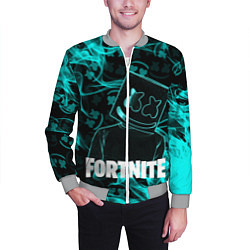 Бомбер мужской Fortnite Marshmello, цвет: 3D-меланж — фото 2