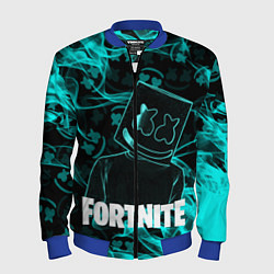 Бомбер мужской Fortnite Marshmello, цвет: 3D-синий