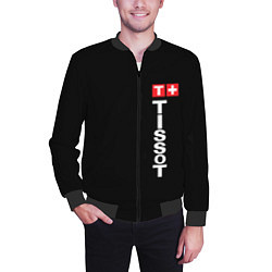 Бомбер мужской Tissot, цвет: 3D-черный — фото 2