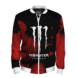 Бомбер мужской MONSTER ENERGY, цвет: 3D-белый