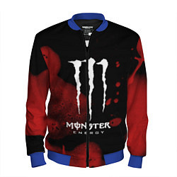 Бомбер мужской MONSTER ENERGY, цвет: 3D-синий