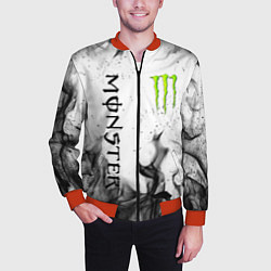 Бомбер мужской MONSTER ENERGY, цвет: 3D-красный — фото 2