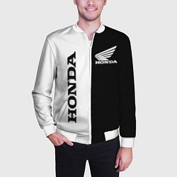 Бомбер мужской HONDA, цвет: 3D-белый — фото 2
