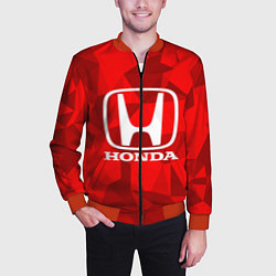 Бомбер мужской HONDA, цвет: 3D-красный — фото 2