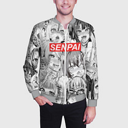 Бомбер мужской SENPAI, цвет: 3D-меланж — фото 2