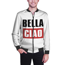 Бомбер мужской Bella Ciao, цвет: 3D-черный — фото 2