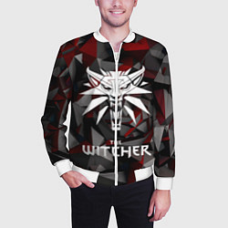 Бомбер мужской The Witcher, цвет: 3D-белый — фото 2