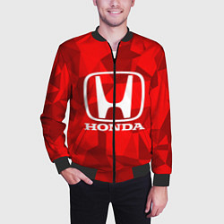 Бомбер мужской HONDA, цвет: 3D-черный — фото 2