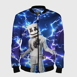 Бомбер мужской FORTNITE x MARSHMELLO, цвет: 3D-черный