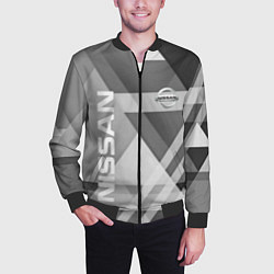 Бомбер мужской NISSAN, цвет: 3D-черный — фото 2
