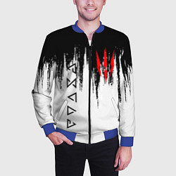 Бомбер мужской The Witcher, цвет: 3D-синий — фото 2