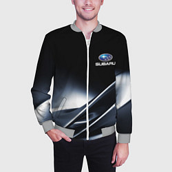 Бомбер мужской SUBARU, цвет: 3D-меланж — фото 2