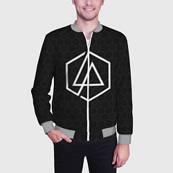 Бомбер мужской LINKIN PARK, цвет: 3D-меланж — фото 2