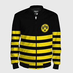 Бомбер мужской BORUSSIA, цвет: 3D-черный
